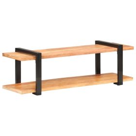 TV Stand 51.2"x15.7"x15.7" Solid Wood Acacia